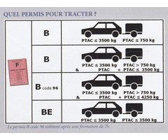 Location remorque benne grillagée à double essieux freinés surbaissés