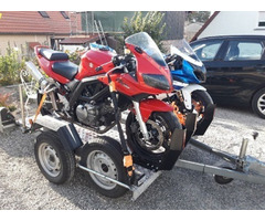 Remorque porte moto.