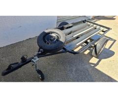 Remorque porte-moto / VTT – 2m×1m – attelage standard