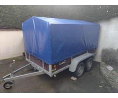 Remorque double essieux 750kg