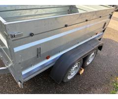 Remorque double essieu Trigano RA 230 à louer – PTAC 500 kg