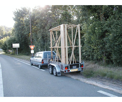 Location Remorque double essieu 750kg permis b