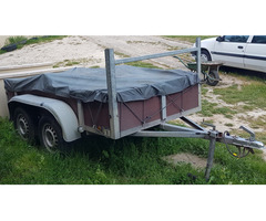 Location Remorque double essieu 750kg permis b