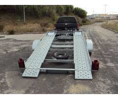 Remorque porte voiture simple essieu