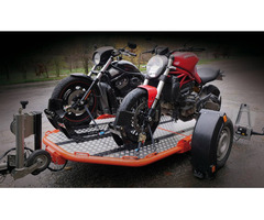 Location remorque cochet porte 1 ou 2 motos