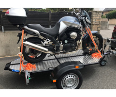 location remorque moto abaissable