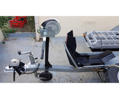 Remorque moto avec treuil