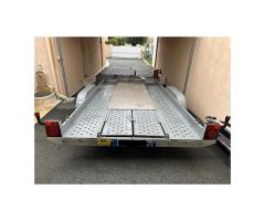 Location de porte voiture / plateau double essieux
