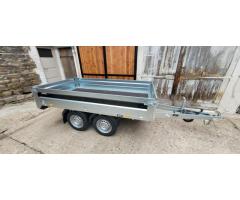 2 essieux ridelles et plateau 750kg