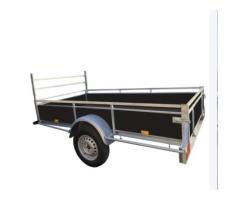 Remorque simple essieux benne