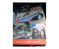 Remorque/Plateau Moto Cochet UNO Abaissante
