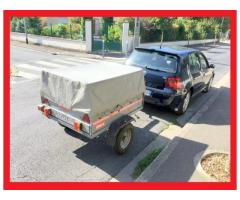 LOCATION - Remorque bagagère bachée simple essieu