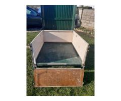 Remorque avec porte vélo