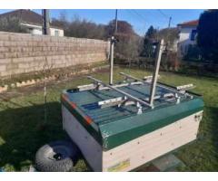 Remorque avec porte vélo