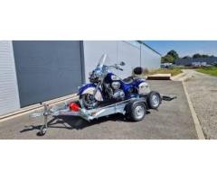 Remorque abaissable ccl7 charge utile 530 kg