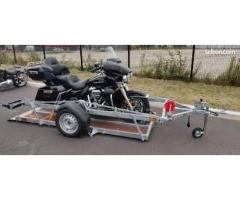 Remorque abaissable ccl7 charge utile 530 kg