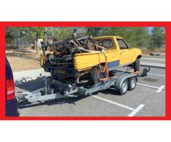 LOCATION - Remorque porte voiture double essieux PTAC 2000kg