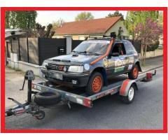 LOCATION ou REMORQUAGE - Remorque porte-voiture simple essieu PTAC 1300kg